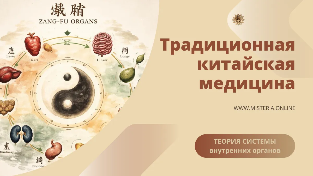 Цзан-фу в ТКМ: шесть органов Инь и шесть органов Ян с циклами порождения и контроля