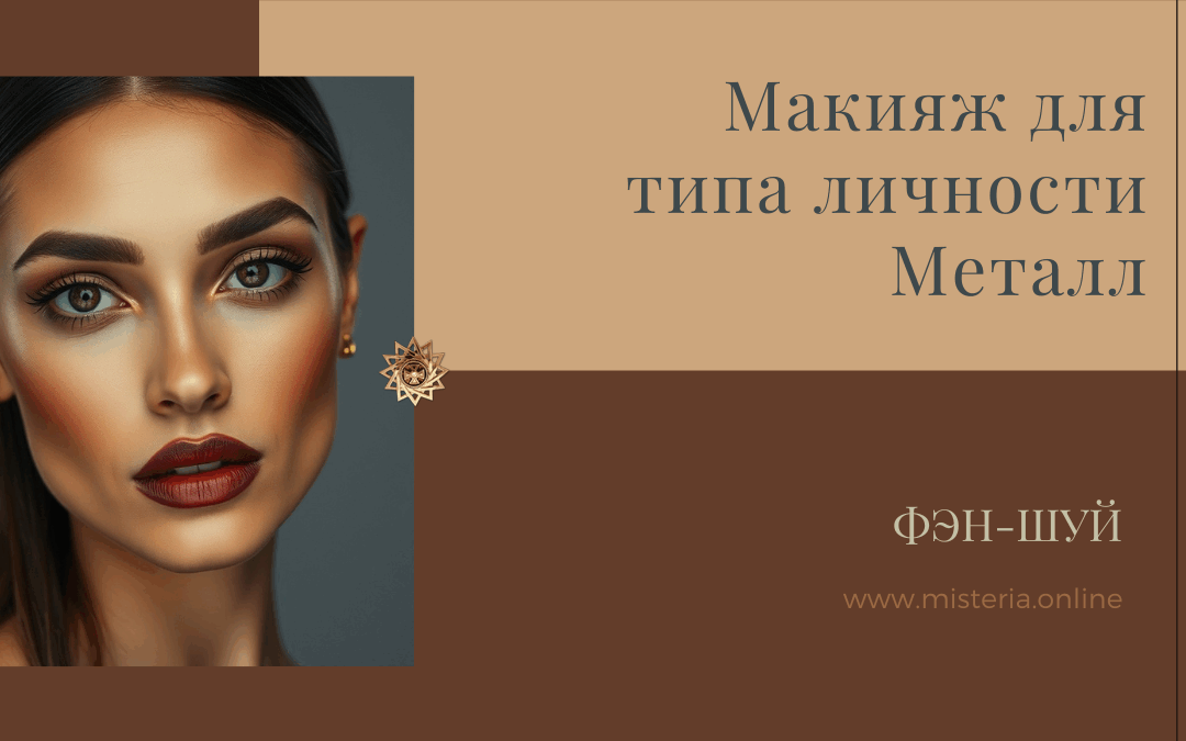 Макияж для типа личности Металл