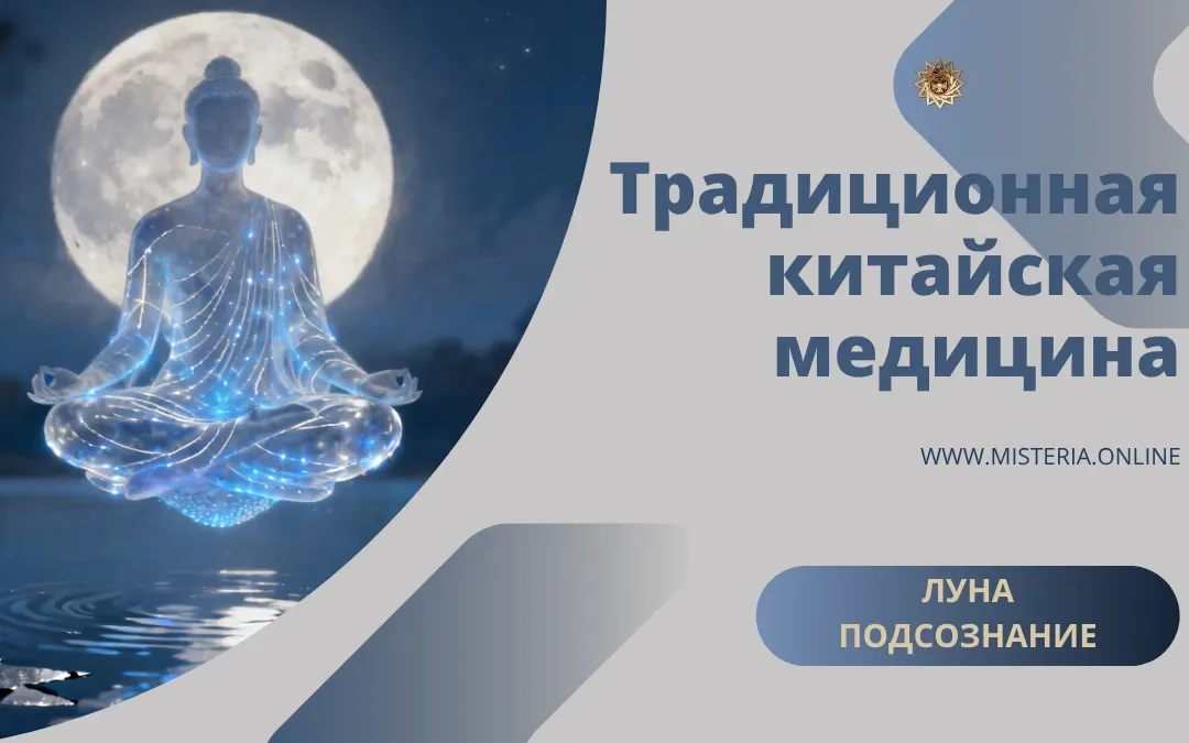 Луна, отражающаяся в воде, символизирует связь с почками, душой и подсознанием в традиционной китайской медицине.