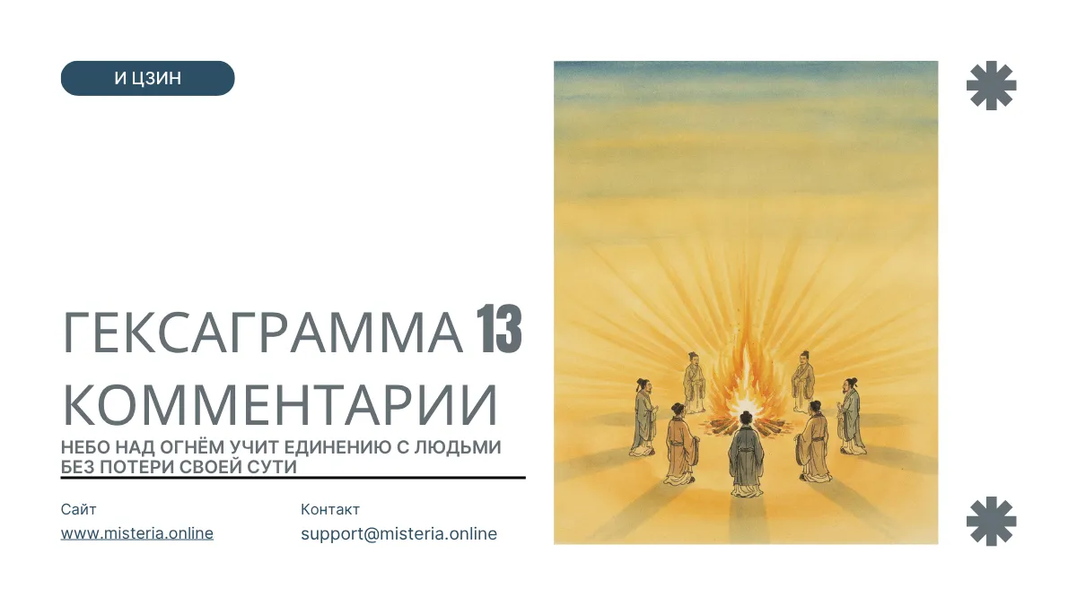 Гексаграмма 13 И-Цзин — Тун-жэнь (Братство)