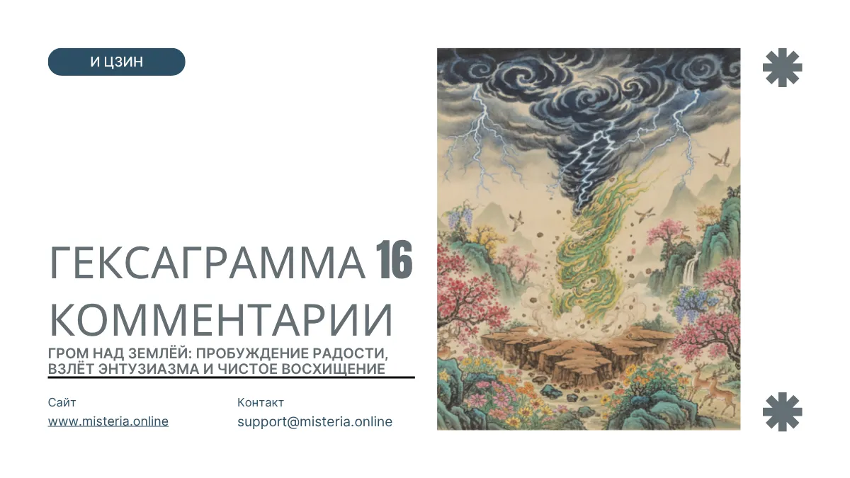 Гексаграмма 16 И-Цзин — Юй (Восхищение)